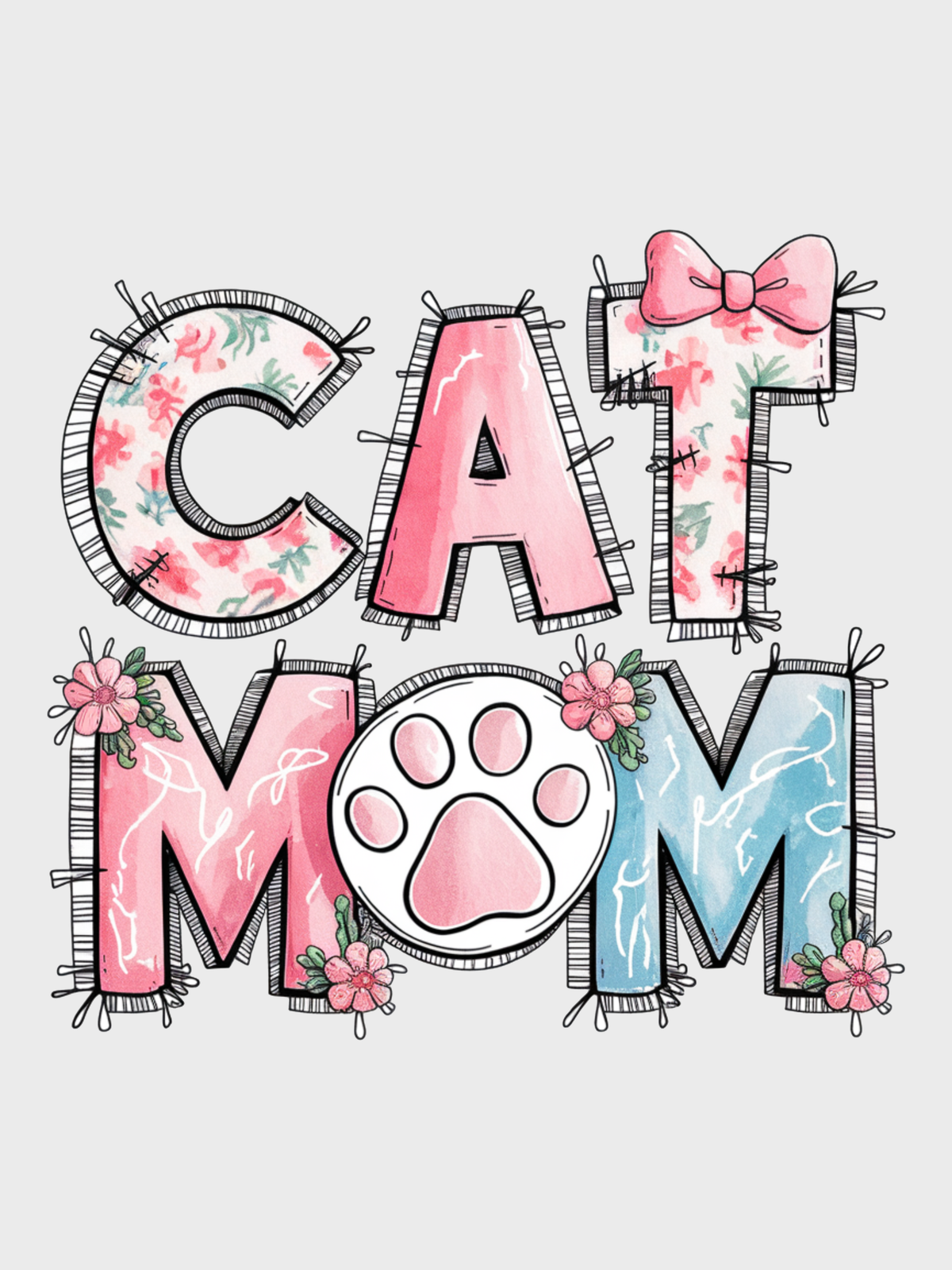 #6 "CAT MOM" T-Shirt