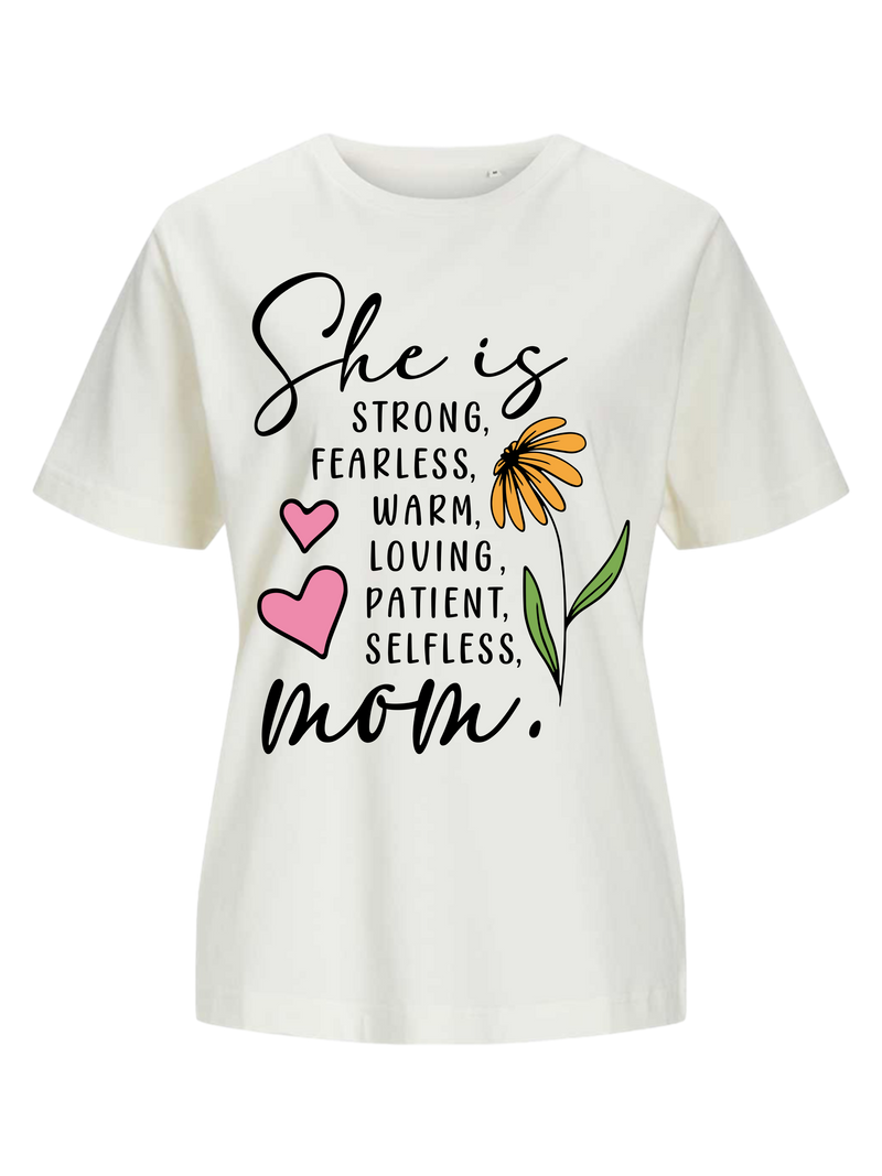 #1 "SHE IS MOM" T-Shirt