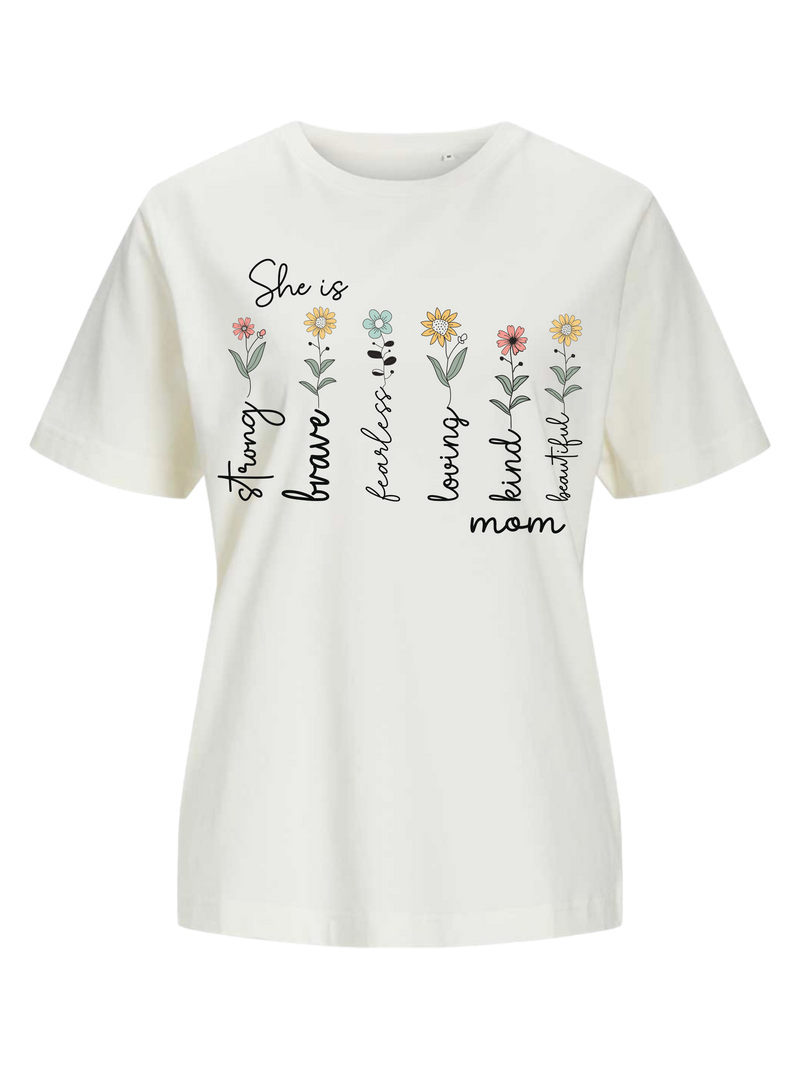 #16 "SHE IS MOM 2.0" T-Shirt