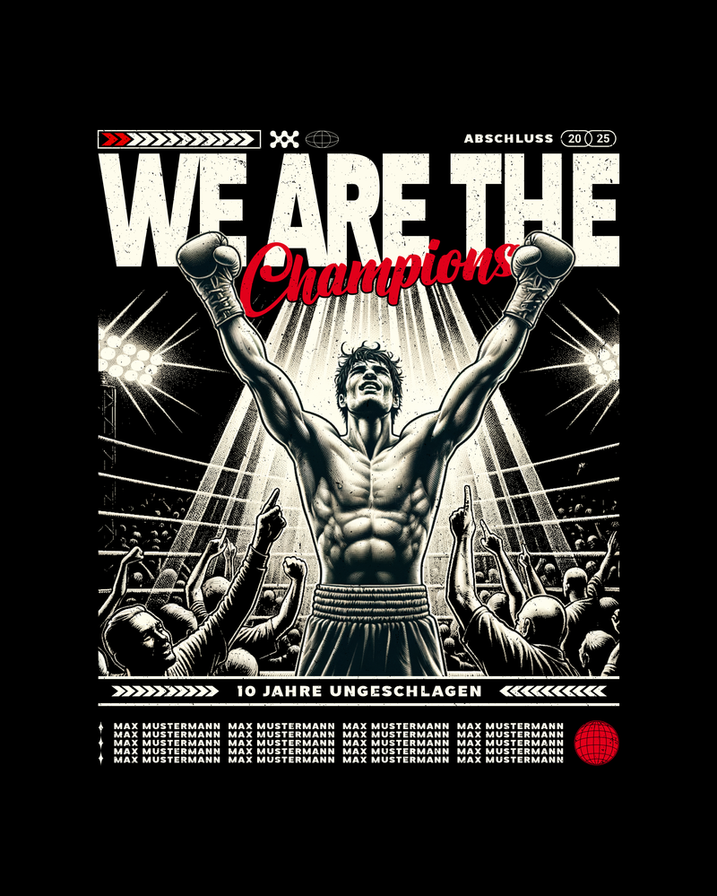 #1 "WE ARE THE CHAMPIONS" - BIO Shirt -