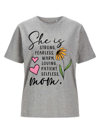 #1 "SHE IS MOM" T-Shirt