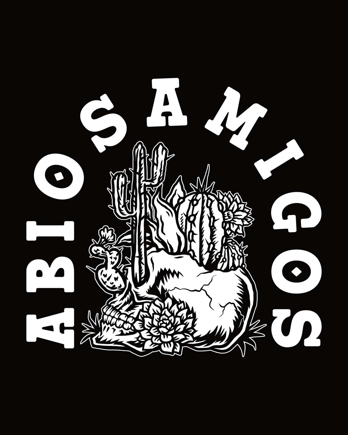 #5 "ABIOS AMIGOS"  - BASIC Hoodie -  47101