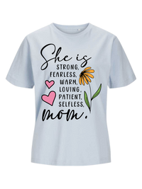 #1 "SHE IS MOM" T-Shirt