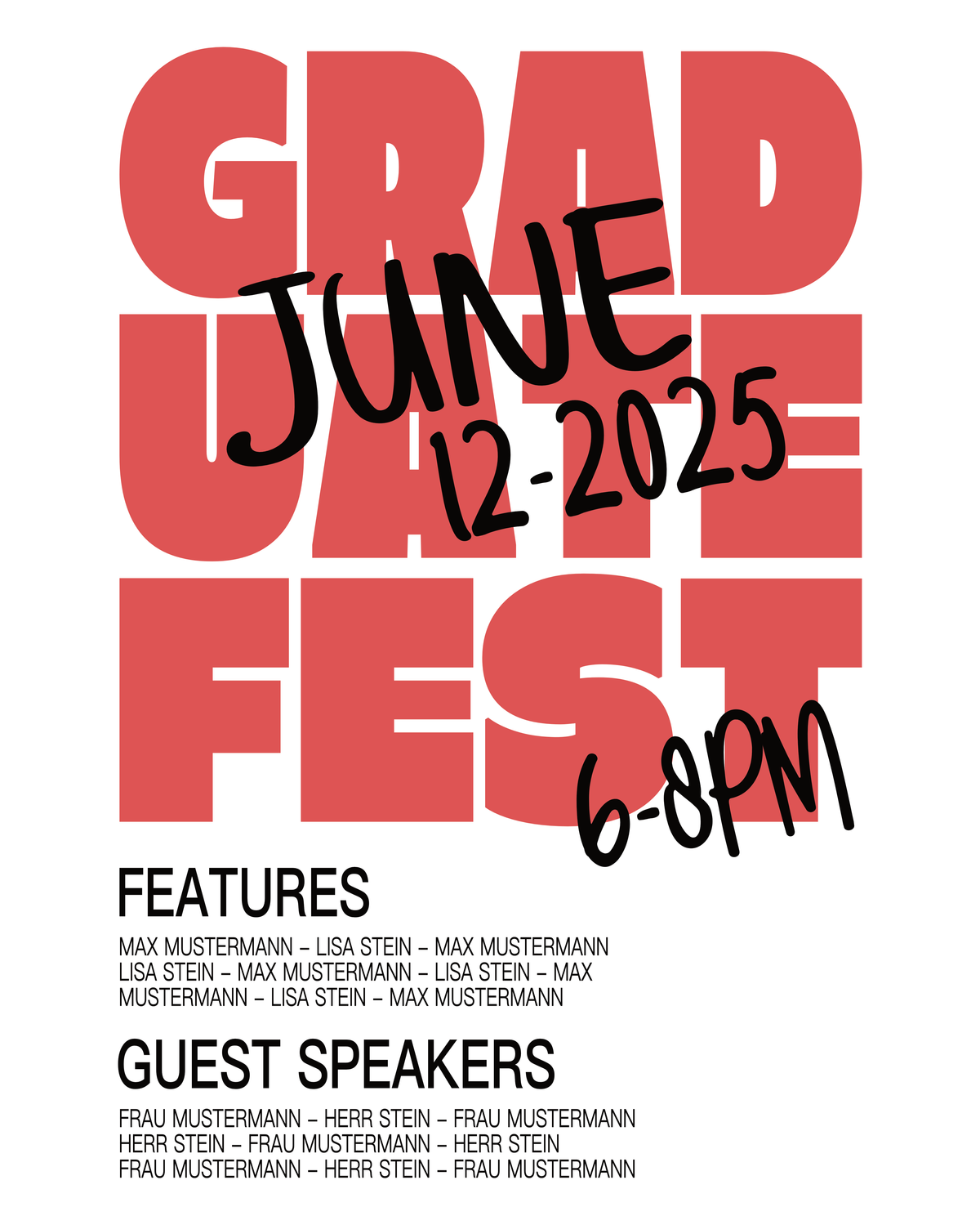 #16 "GRADUATE FEST" - PREMIUM Sweat - R-262M-0