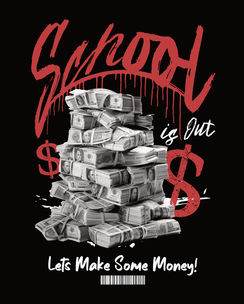 #19 " MAKE SOME MONEY 2.0" - BASIC Hoodie -  47101