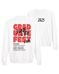 #16 "GRADUATE FEST" - BASIC Sweat - ID002