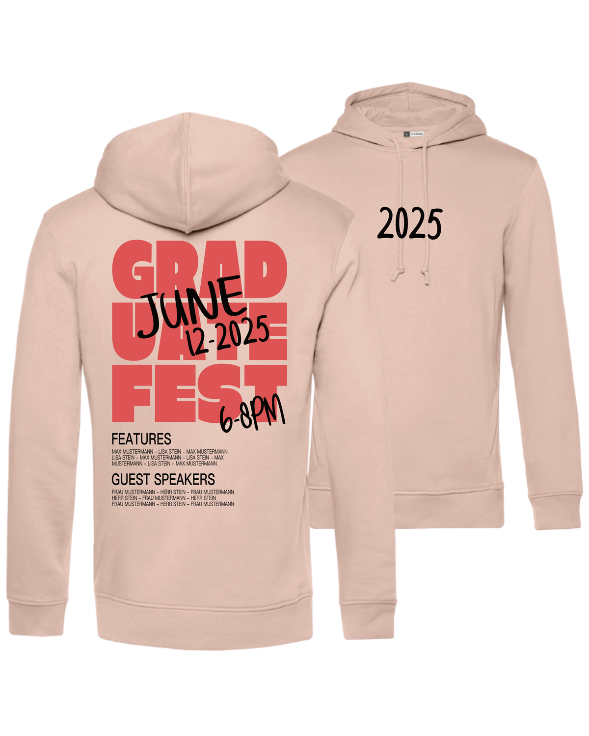 #16 "GRADUATE FEST" - BIO Hoodie - WU33B