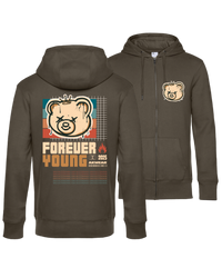 #15 "FOREVER YOUNG" - PREMIUM Zip Jacket - WU03K