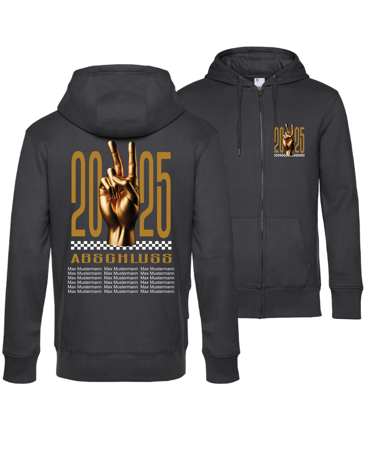 #30 "GOLDEN ABSCHLUSS" - PREMIUM Zip Jacket - WU03K