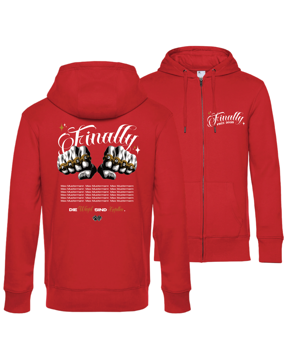 #29 "FINALLY FAUST DRAUF" - PREMIUM Zip Jacket - WU03K