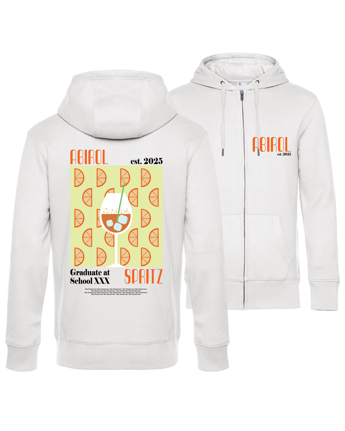 #4 "ABIROL SPRITZ" - PREMIUM Zip Jacket - WU03K