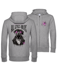 #24 "DOG EYES ON US" - PREMIUM Zip Jacket - WU03K