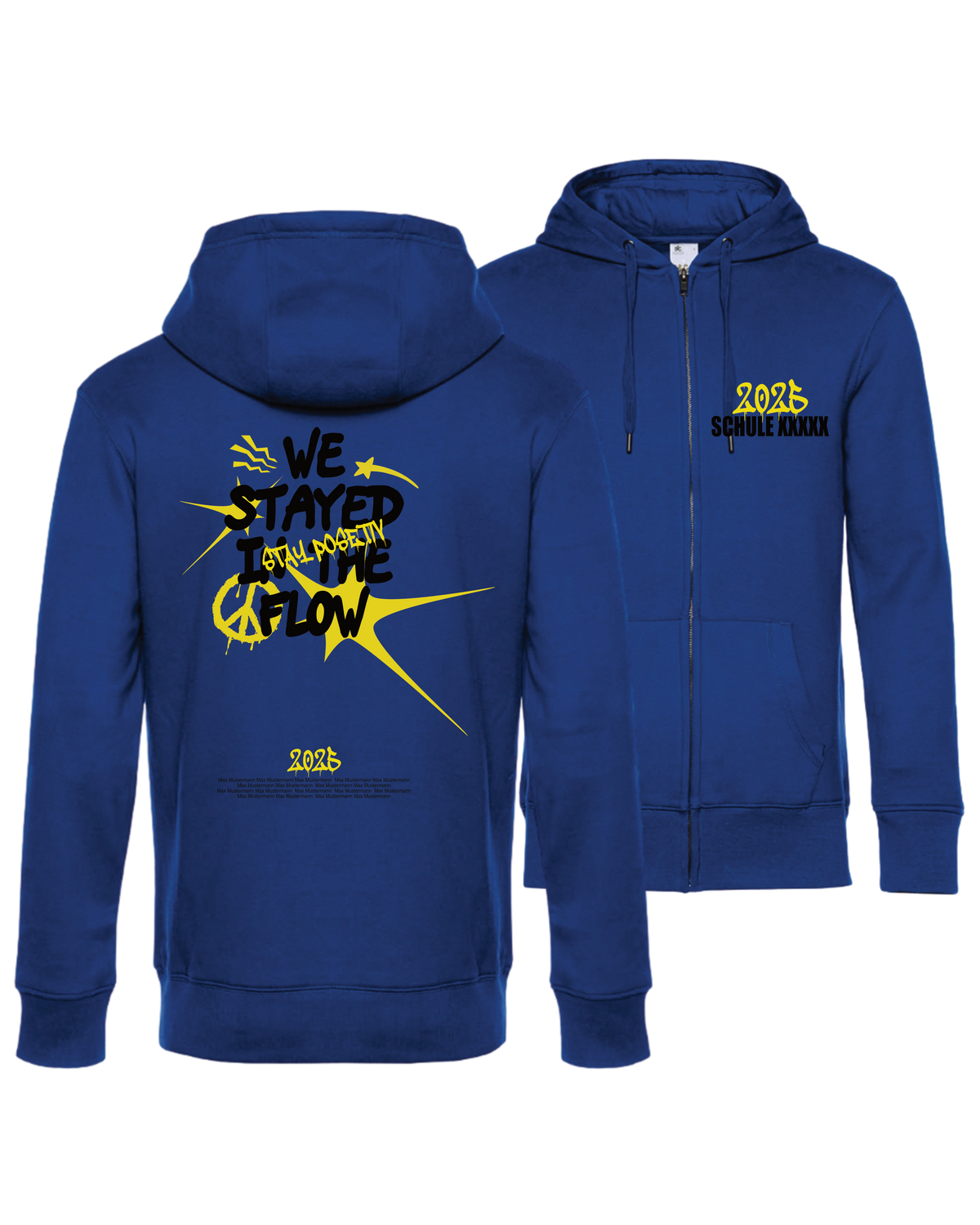 #10 "WE STAYED IN THE FLOW" - PREMIUM Zip Jacket - WU03K