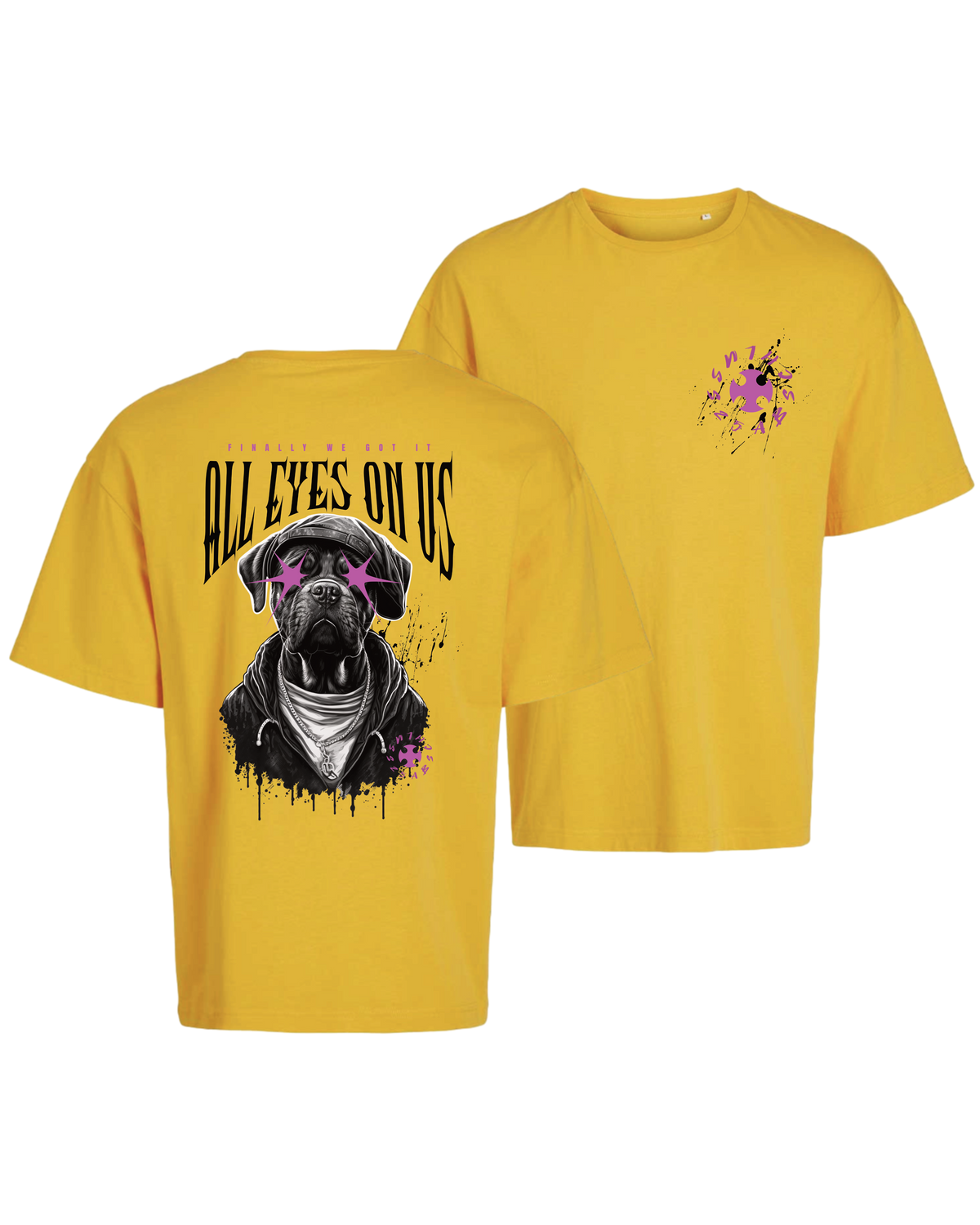 #24 "DOG EYES ON US" - OVERSIZE Shirt -