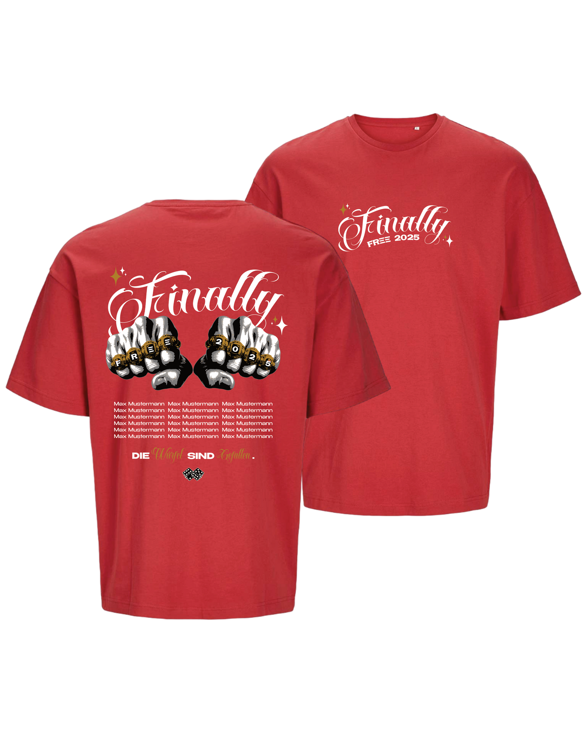 #29 "FINALLY FAUST DRAUF" - OVERSIZE Shirt -