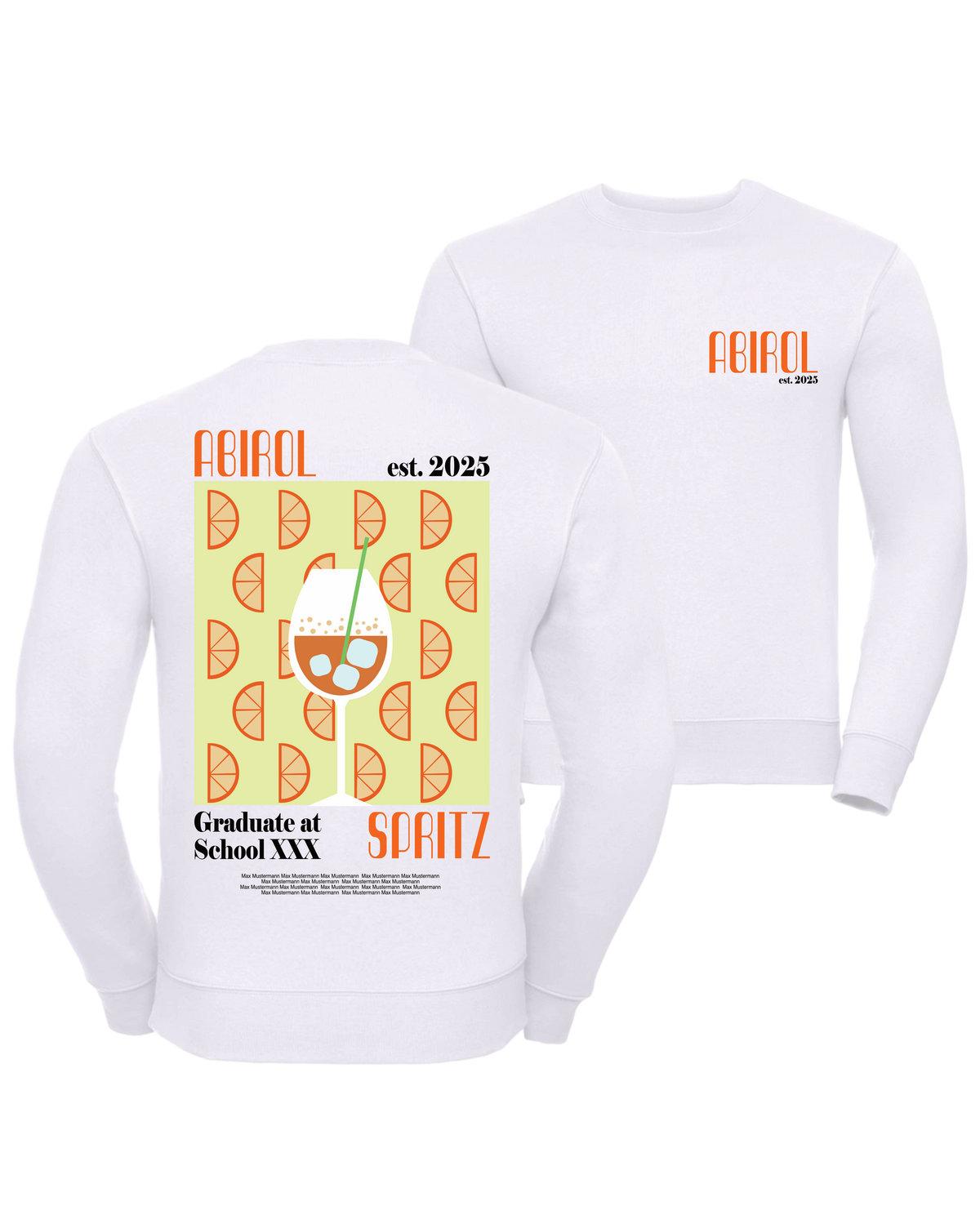 #4 "ABIROL SPRITZ" - PREMIUM Sweat - R-262M-0