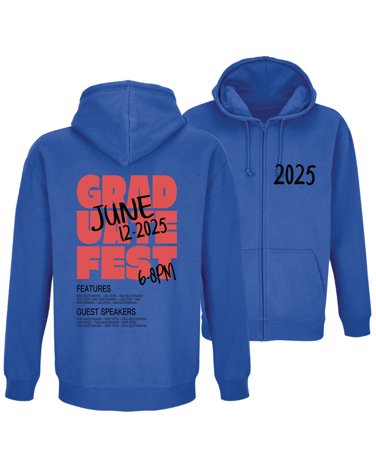 #16 "GRADUATE FEST" - BASIC Zip Jacket -