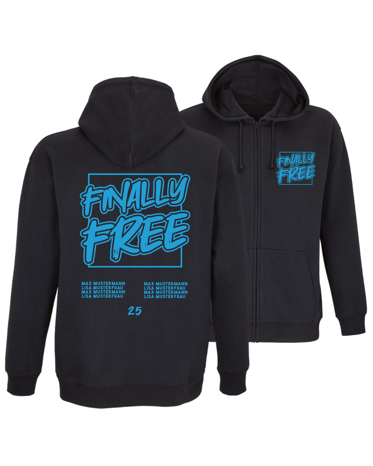 #33 "FINALLY FREE" - BASIC Zip Jacket -