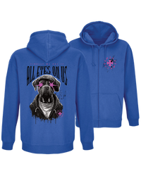 #24 "DOG EYES ON US" - BASIC Zip Jacket -