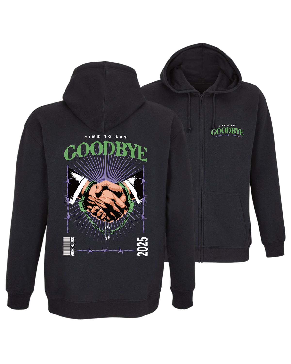 #26 "TIME TO SAY GOODBYE" - BASIC Zip Jacket -