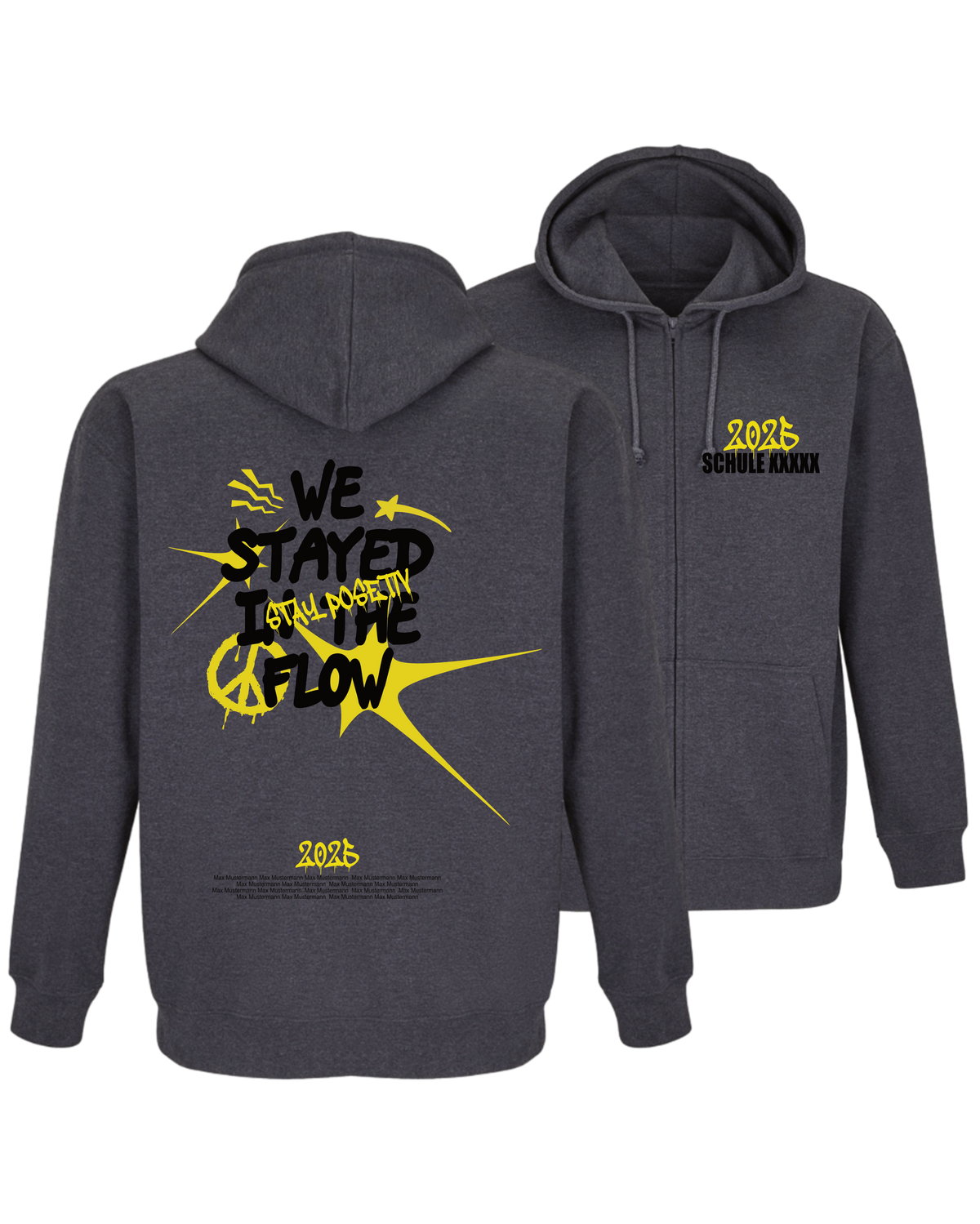 #10 "WE STAYED IN THE FLOW" - BASIC Zip Jacket -
