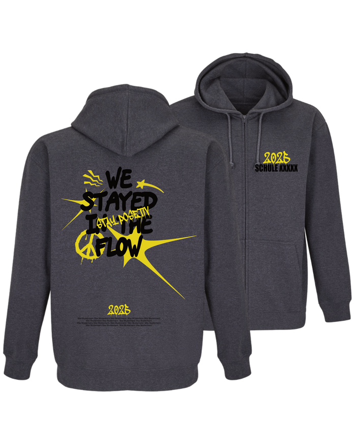 #10 "WE STAYED IN THE FLOW" - BASIC Zip Jacket -