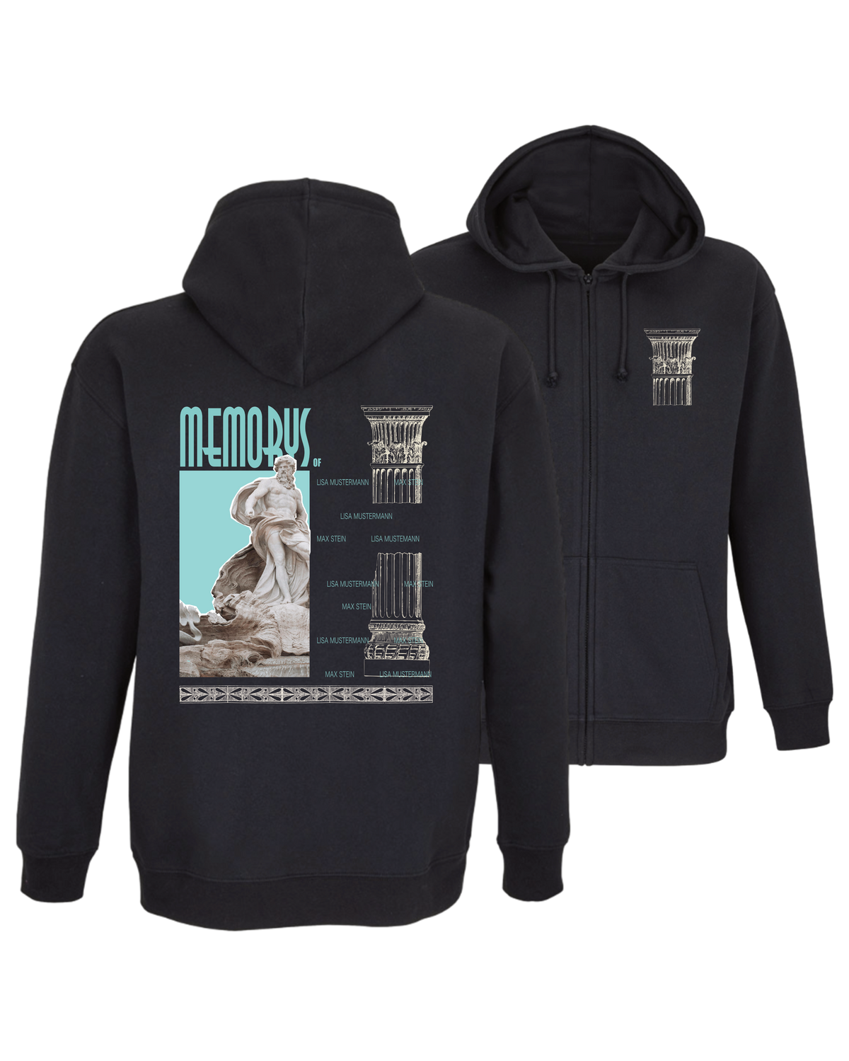 #14 "MEMORYS" - BASIC Zip Jacket -