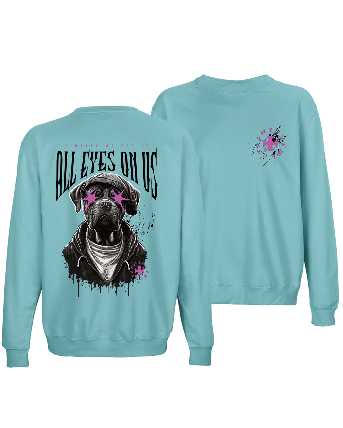 #24 "DOG EYES ON US" - BASIC Sweat -  03814