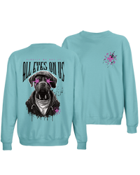 #24 "DOG EYES ON US" - BASIC Sweat -  03814
