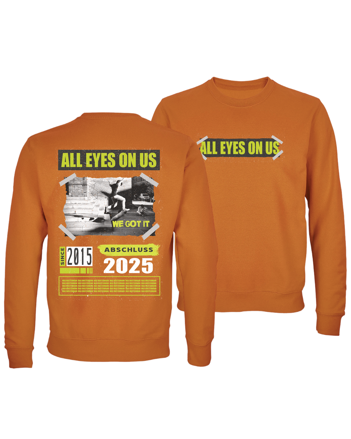 #21 "ALL EYES ON US" - BASIC Sweat -  03814