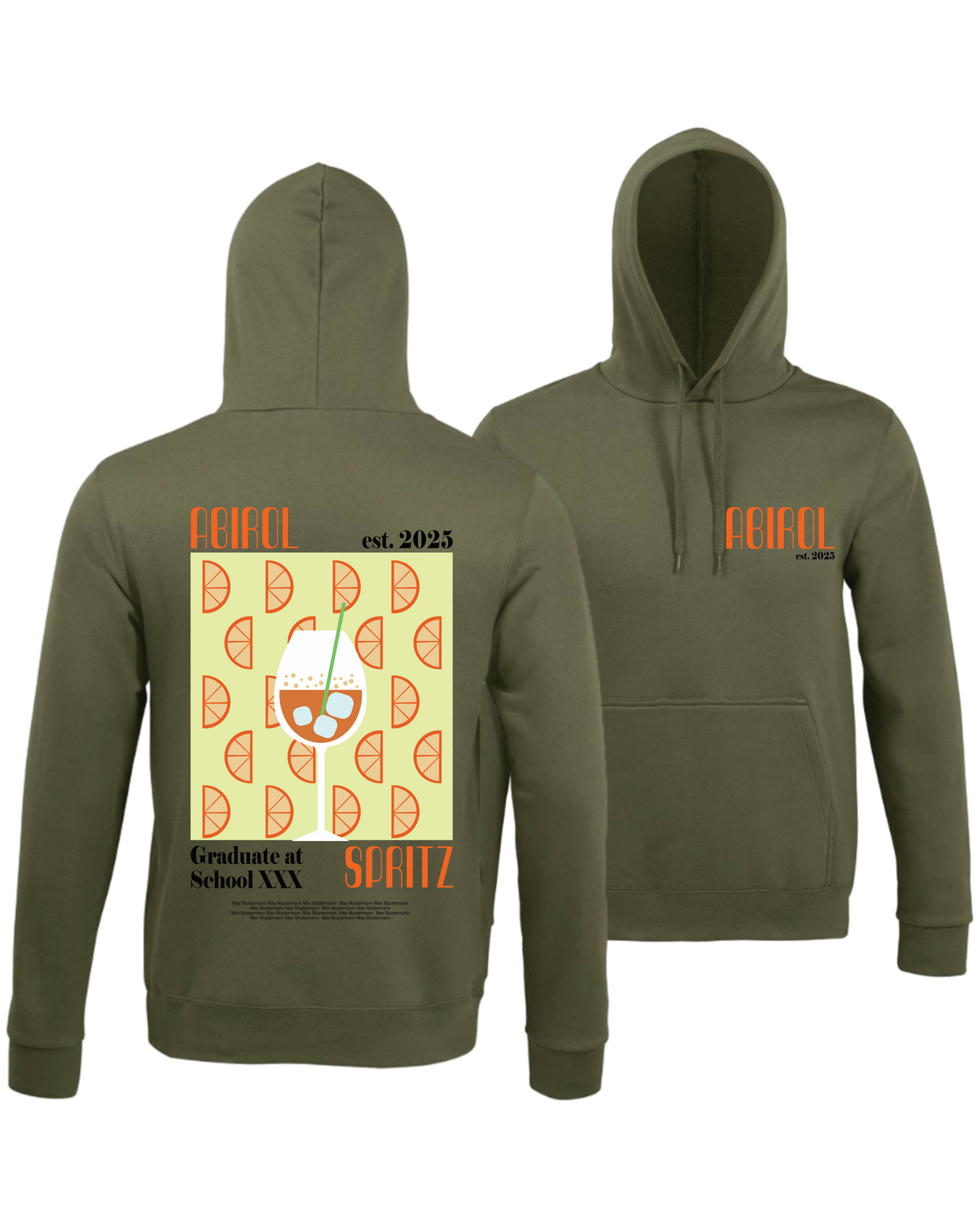 #4 "ABIROL SPRITZ"  - BASIC Hoodie -  47101