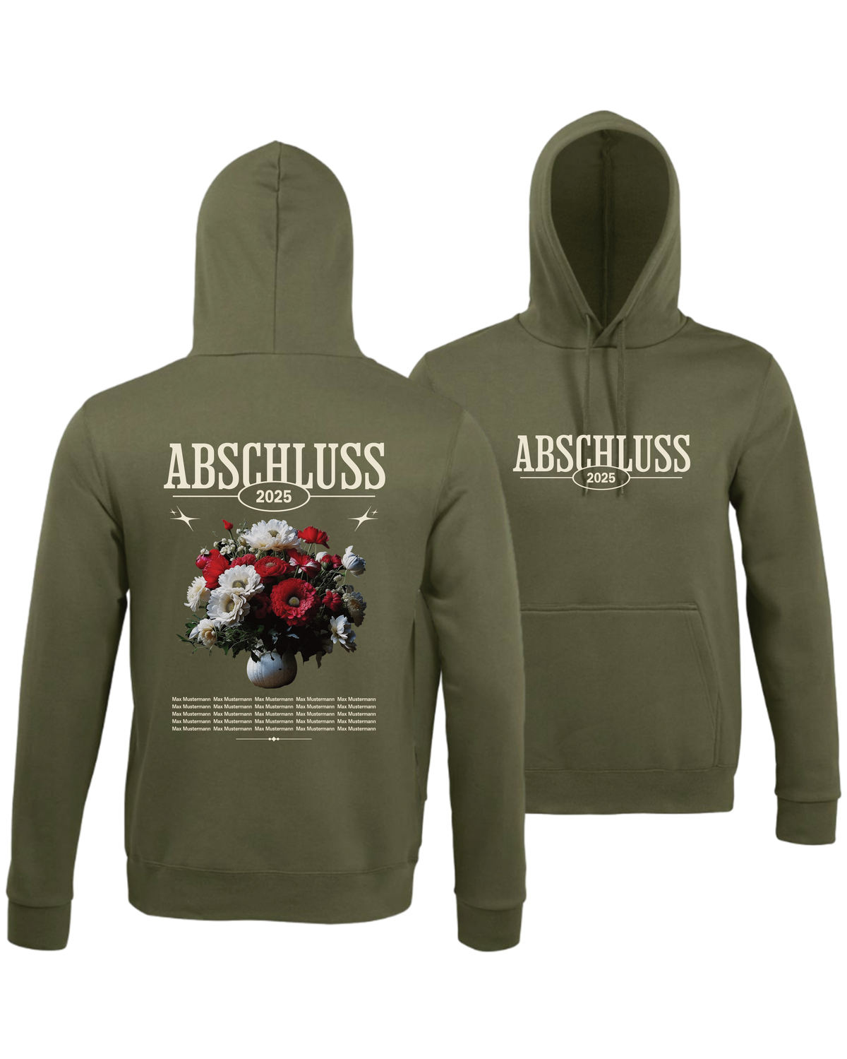 #25 "FLOWER POWER" - BASIC Hoodie -  47101