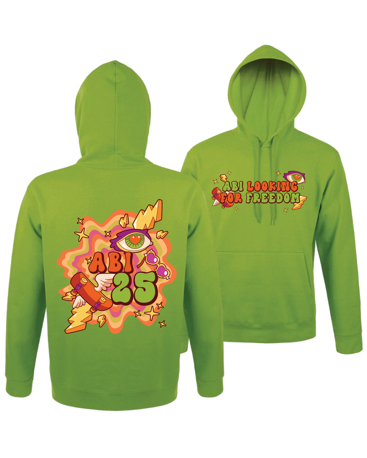 #9 "ABI LOOKING FOR FREEDOM"  - BASIC Hoodie -  47101