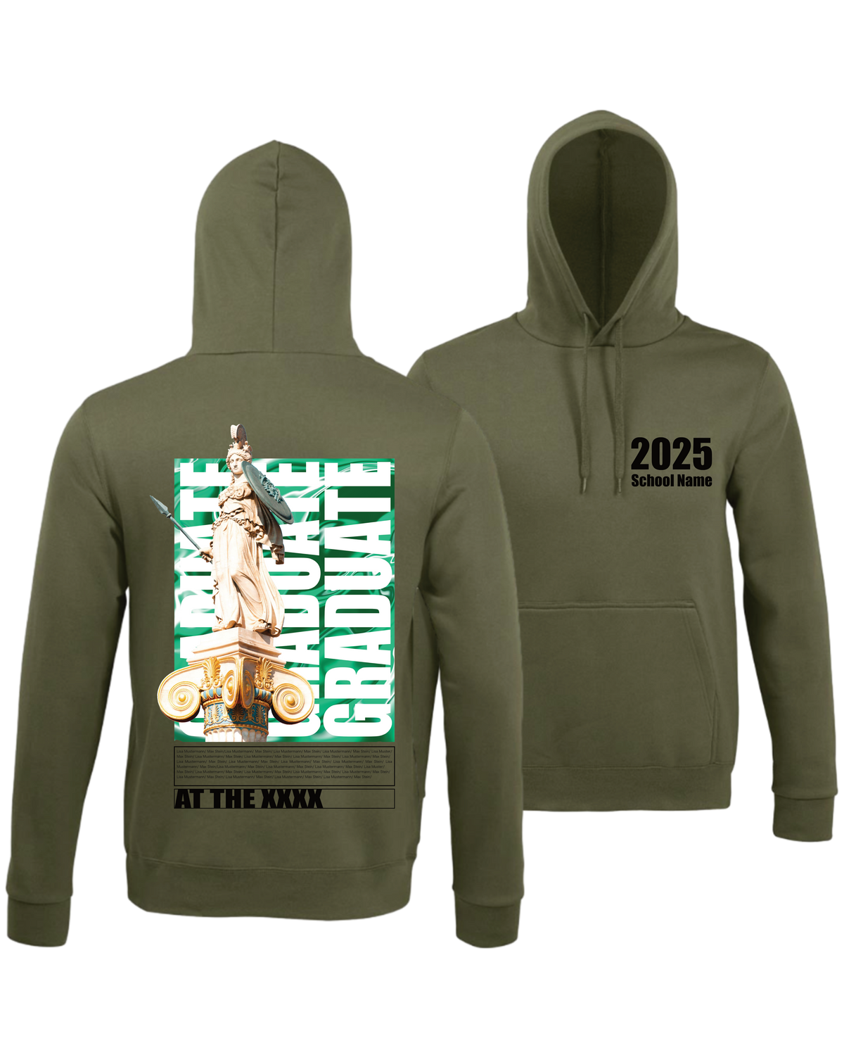 #12 "GRADUATE" - BASIC Hoodie -  47101