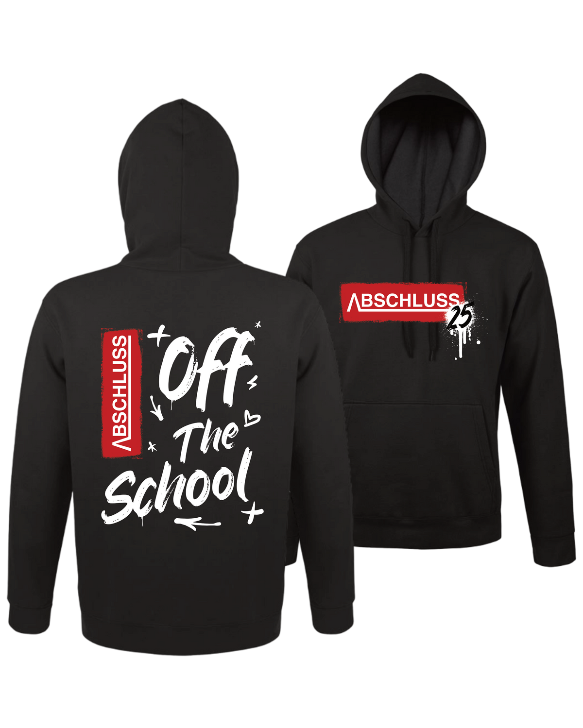 #3 "OFF THE SCHOOL" - BASIC Hoodie -  47101