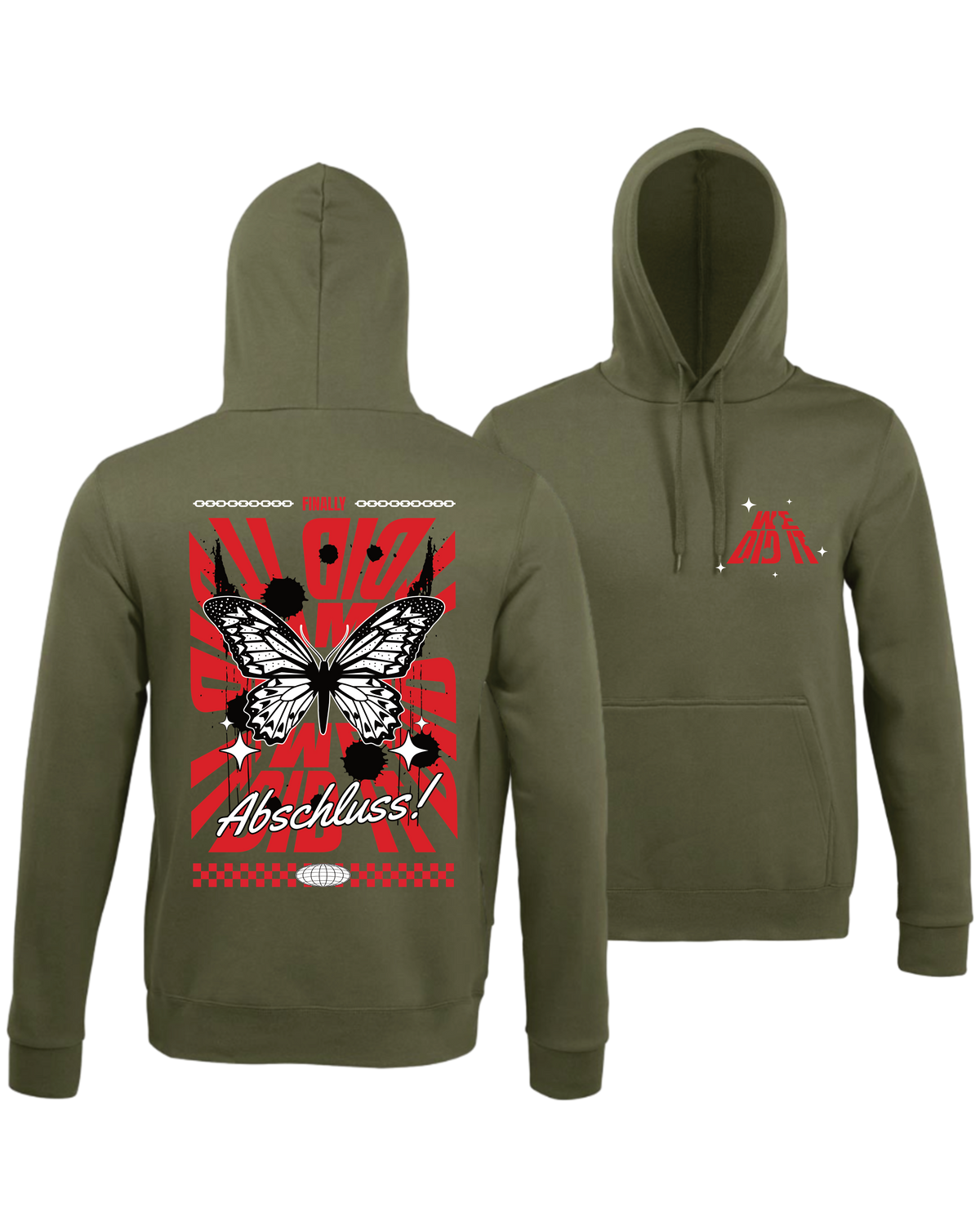 #23 "FINALLY WE DID IT" - BASIC Hoodie -  47101