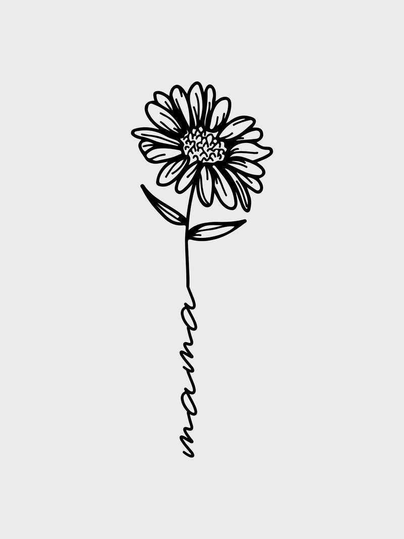 #24 "MAMA FLOWER" T-Shirt