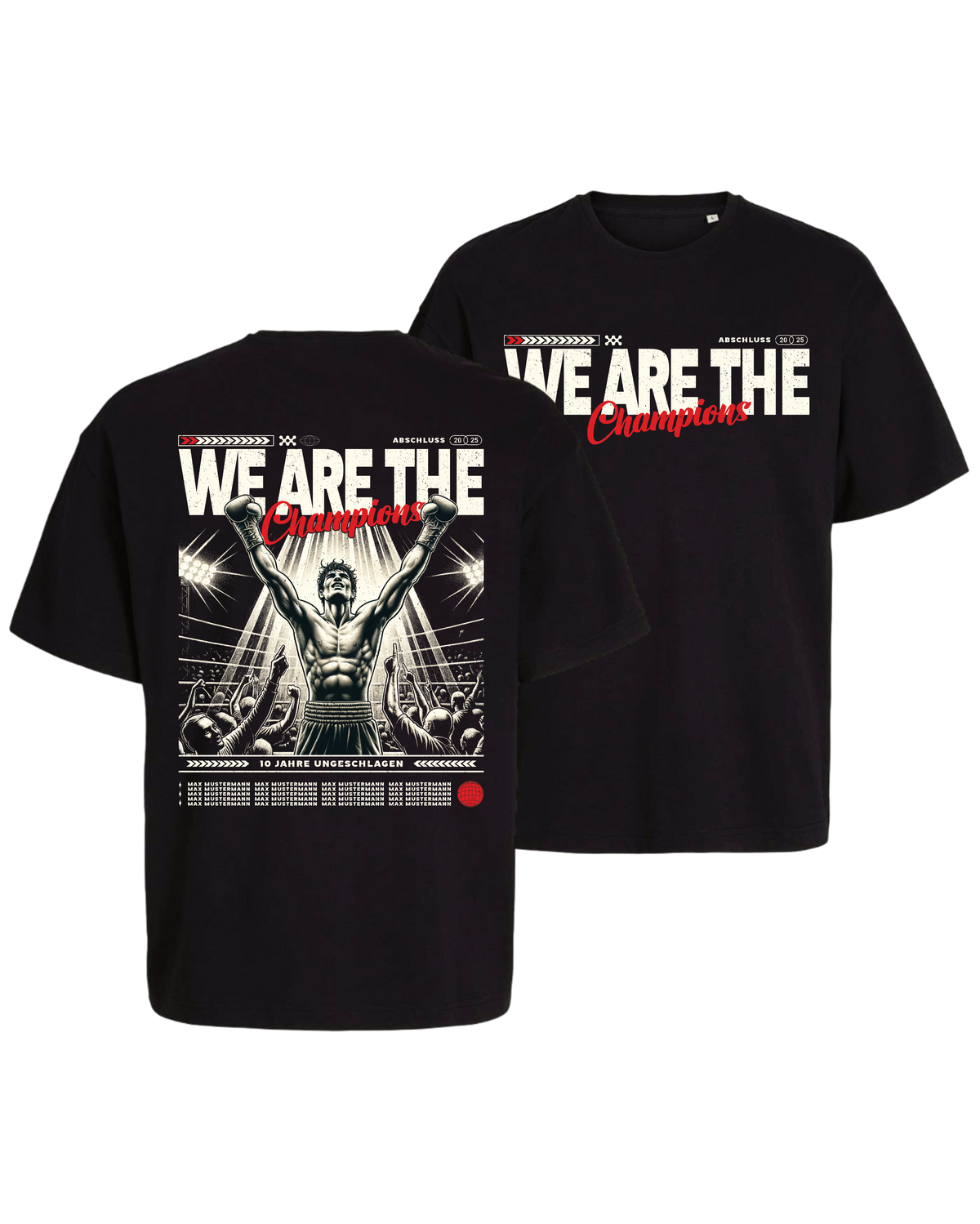 #1 "WE ARE THE CHAMPIONS" - OVERSIZE Shirt -