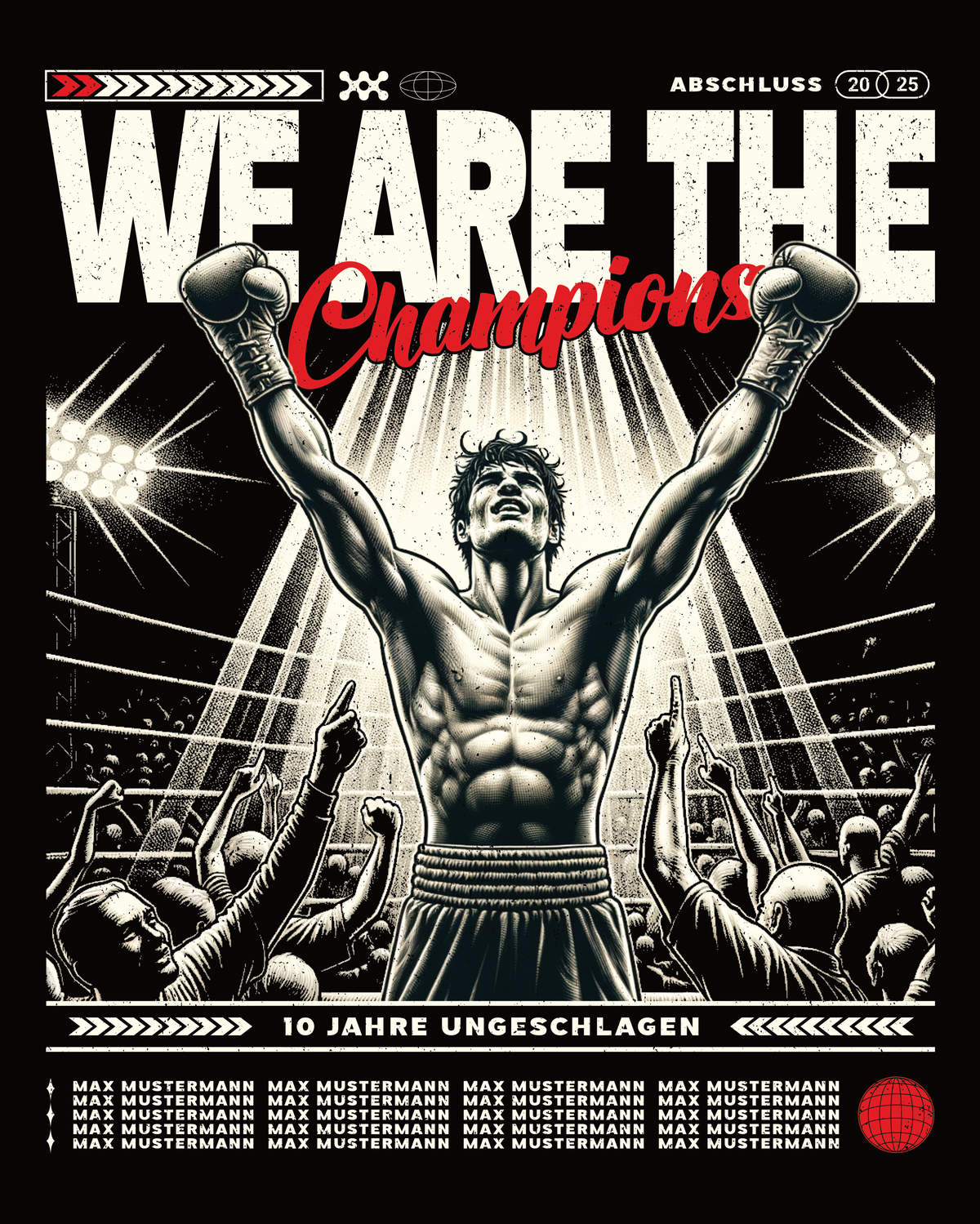 #1 "WE ARE THE CHAMPIONS" - BASIC Hoodie -  47101