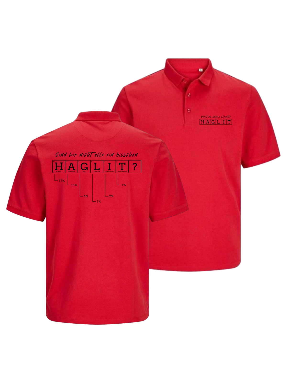 Bio Polo Shirt "Periodensystem"