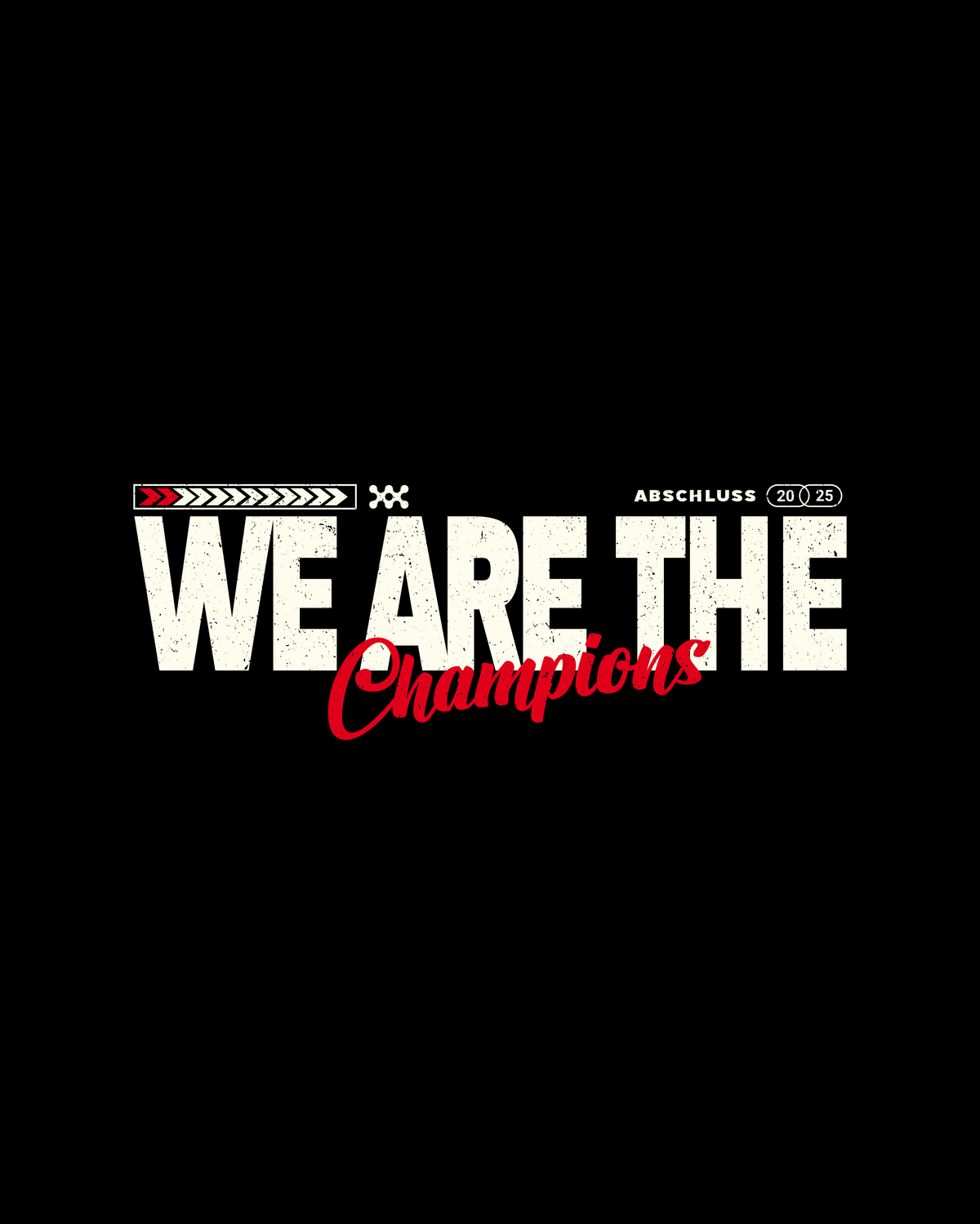 #1 "WE ARE THE CHAMPIONS" - OVERSIZE Shirt -