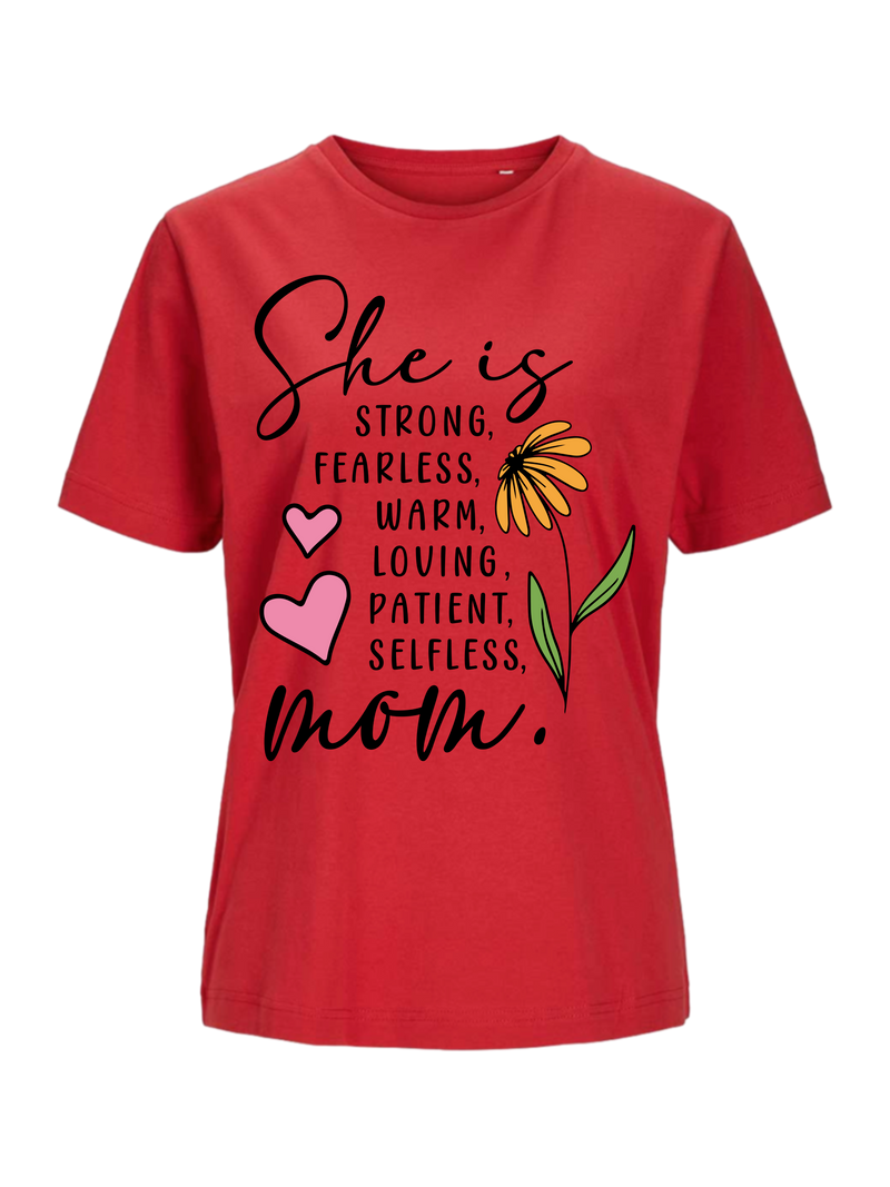#1 "SHE IS MOM" T-Shirt