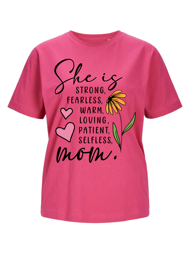 #1 "SHE IS MOM" T-Shirt
