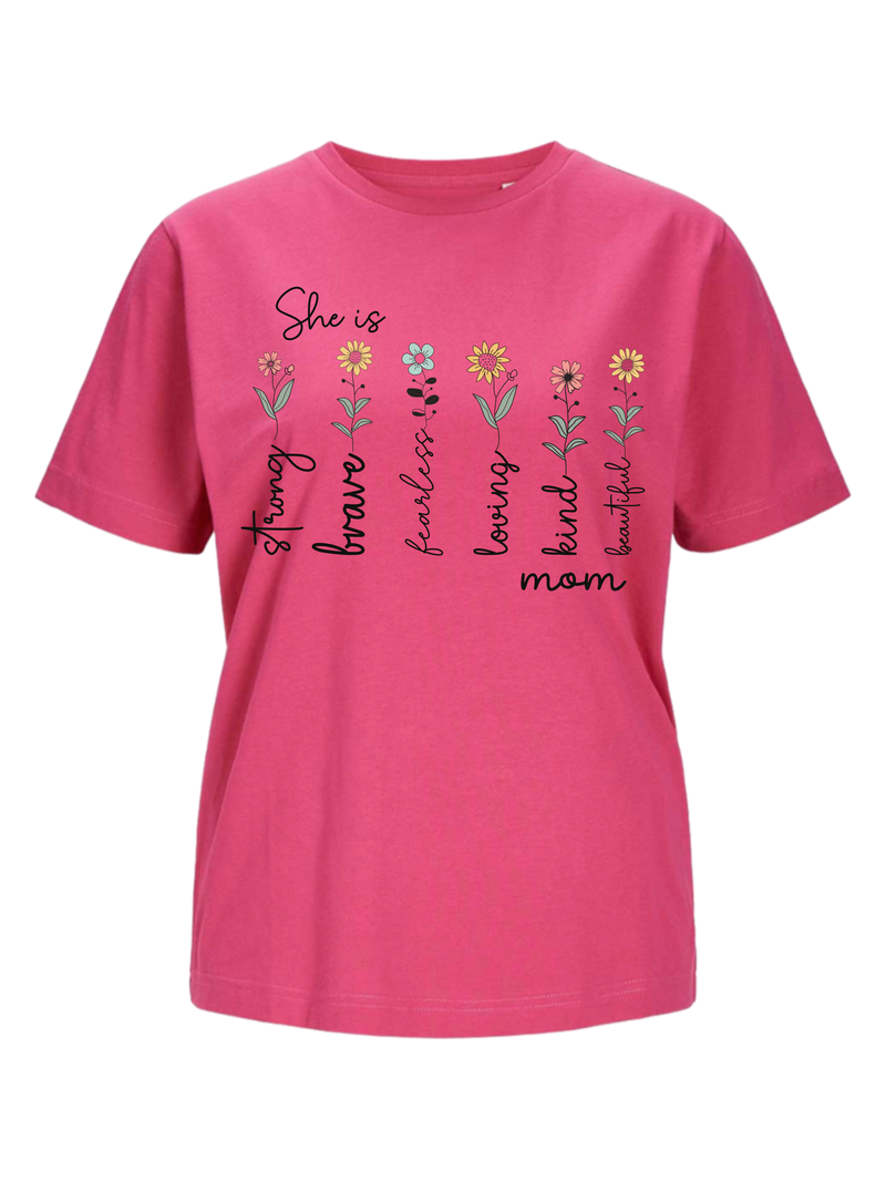 #16 "SHE IS MOM 2.0" T-Shirt