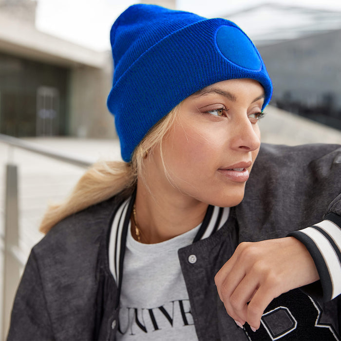 Beechfield Circular Patch Beanie - B446