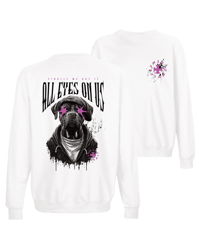 #24 "DOG EYES ON US" - BASIC Sweat - ID002