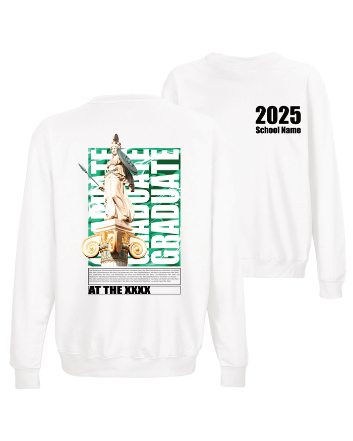 #12 "GRADUATE"  - BASIC Sweat - ID002