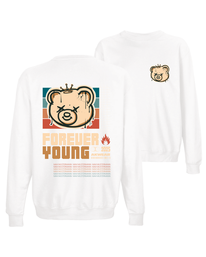 #15 "FOREVER YOUNG" - BASIC Sweat - ID002