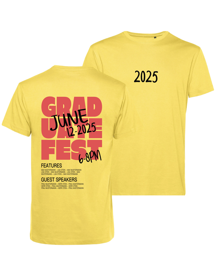 #16 "GRADUATE FEST" - BIO Shirt -