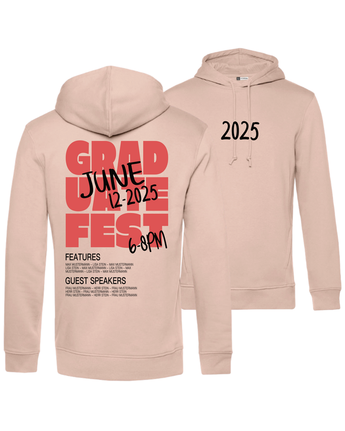 #16 "GRADUATE FEST" - BIO Hoodie - WU33B